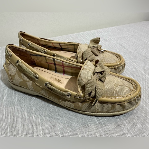 Coach Carisa Top Siders Boat Shoes, women's size 7.5 - Picture 2 of 8
